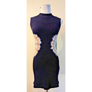 Monrow Black and White Midi Dress